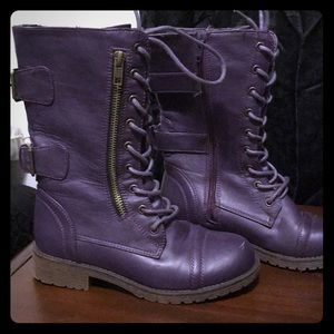 COPY - Purple combat boots